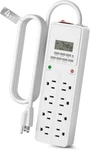 8 Surge Protector With 7-DAY Digital Timer (4 Timed,. Fixed Price $38.99.