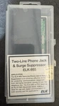 ELK-955 Two-line Phone Jack & Surge Suppressor Products (new Box). Fixed Price $18.00.