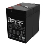 Mighty Max 6V 4.5AH Sla Battery Replacement For Apc RBC10 - 2 Pack. Fixed Price $19.99.