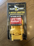 Woods Yellow Jacket Outdoor Rated 5-OUTLET Adapter. Fixed Price $9.99.