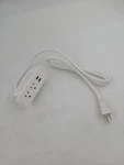 Bayu Power Strip Battery Charger White Outlet Usb Ports 120V 1500W Corded. Fixed Price $17.99.