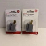 Ge Polarized Grounding Adapter 2-PACK 3-PRONG To 2-PRONG New Sealed. Fixed Price $12.99.