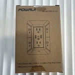 Powrui Model 508-2U1C 6 Ac Outlets W/2 Usb & Port. Fixed Price $7.95.