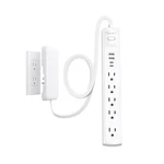 Outlet Cover Extension Cord Short 3FT, Nutict Flat Plug Power Strip With 5-OU.... Fixed Price $24.12.