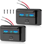 2PCS Ports 12V Rv Usb Outlet 72W, Gibbab Dual QC3.0 36W & PD3.0 Type-c Qui. Fixed Price $23.09.