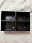 Two (2) Case Logic 14 (28) Dvd Hard Plastic Storage Rack Wall Mount Holder Black. Fixed Price $36.50.