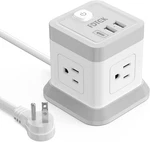 Power Strip With Usb, Fdtek Flat Plug Extension Cord 4 Outlets And 3 USB(1. Fixed Price $30.05.