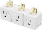 Etl Listed Cable Matters 3-PACK Outlet Wall Adapter Cube Tap. Fixed Price $13.00.