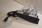 4-OUTLET Furniture Power Distribution Unit Strip 2 Usb Black. Fixed Price $28.49.