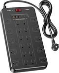 Surge Protector Power Strip 10 Ft Extension Cord With 22 Outlets 6 Usb Ports(.... Fixed Price $49.43.