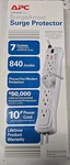 Apc P7T10 7-OUTLET Surge Protector Strip. Fixed Price $24.29.