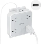 Multi Plug Outlet Extender, Tessan Surge Protector Splitter With 3 Usb (1. Fixed Price $26.99.