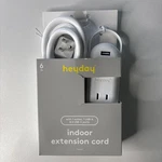 Heyday 6' Indoor Extension Cord With Usbs White (1 Outlet, Usb-a, 2 Usb-c). Fixed Price $11.99.