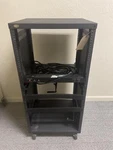 Samson Navepoint Rack For Test Equipment W/ Cyberpower Strip. Fixed Price $50.00.