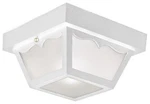 Design House 501858 2 Light 11"W Flush Mount Square Outdoor - White. Fixed Price $50.04.