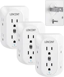 2 Prong Power Strip Adapter With Surge Protection - 3 Pack, Wall Mountable. Fixed Price $66.99.
