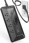 Surge Protector Power Strip With Ports, 12 Outlets Usb-c Usb-a, 6 Ft .... Fixed Price $39.14.