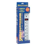 Satco 91-221 6 Outlet 4' Cord Standard Surge Strip W/plug. Fixed Price $17.16.