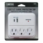 Wall Tap, 3-OUTLET & 2 Usb Surge Protector CT-057B-4. Fixed Price $23.37.