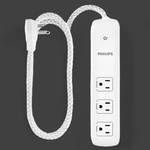Philips 4' 3-OUTLET Extension Cord With Wi-fi Outlets White New. Fixed Price $15.00.