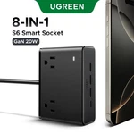 Ugreen Gan 20W Power Strip, 8 In 1 With 4 Ac Outlets And 3 Usb Ports. Fixed Price $44.99.