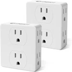 Plug Outlet Splitter, Unidapt Multiple Extender Adapter With 6 Elec. Fixed Price $20.99.