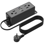 Cccei Wall Power Strip With Usb Ports, Under Desk Mountable 6FT, Black. Fixed Price $16.65.