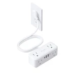 Trond 20W Usb Power Strip Surge Protector 5FT Flat Plug Extension Cord Wit.... Fixed Price $23.69.