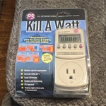 P3 International Kill Watt Electricity Usage Monitor P4400 Large Lcd 0.2%. Fixed Price $20.00.
