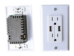 Rv Designer S850, Ac Dual Outlet With Cover & 2 Usb Charge Ports, White. Fixed Price $72.70.