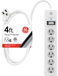 Sur Protector Power Strip, 4 Ft Extension Cord, 6 Outlet Extender, 800 Joules,. Fixed Price $30.67.