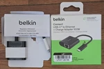 Belkin INC019BTBK Usb-c To Ethernet + Charge Adapter 100W. Fixed Price $14.00.