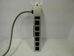 Ul Outlet Power Strip Silver Metal Mpn:pm 15-6-12.5 Tested Works. Fixed Price $29.99.