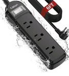 Outdoor Power Strip Weatherproof, 3 Outlets + 6 Ft Extension Cord.... Fixed Price $15.39.