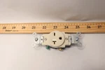 Leviton 20 Amp 250 Single Outlet/receptacle, Light Almond (1-PACK) 05821-0TS. Fixed Price $5.13.