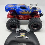 Hot Wheels Monster Truck Radio Control Rodger Dodger 2450 Blue, Remote. Fixed Price $15.99.
