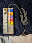 Monster Power HTS800 Surge Protector Outlet Home Theater Center With Sat. Fixed Price $12.00.