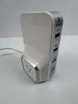 Atomi Power Tower Desktop Charger 4 Usb Ports Plus 2 Plugs, Model AT11. Fixed Price $18.95.
