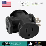 Ge 3-OUTLET Grounded T-shaped Tap Adapter, Heavy Duty, Black, 50872. Fixed Price $14.99.