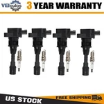 Set Of Ignition Coils+ Iridium Spark Plugs For 2006-2007 Mazda 2.3L UF541. Fixed Price $49.99.