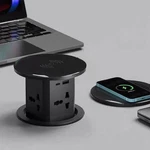 Pop Up Outlet, Automatic Hidden Power Strip With 15W Wireless Charger, 4 Ac O.... Fixed Price $138.67.