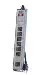 Commercial Electric 7 Outlet Metal Power Strip W/ 12FT. Cord - Surge Protector. Fixed Price $14.50.