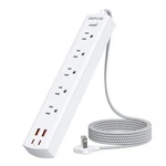 Prong Power Strip, To 3 Outlet Adapter With 5 Ac & 4 Usb Ports (2 U.... Fixed Price $25.55.