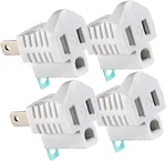 Maximm 2 Prong To 3 Outlet Adapter, Polarized Grounding Converter Etl Two. Fixed Price $17.04.