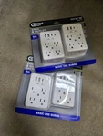 Commercial Electric Ce 10 In Surge Wall Outlet PLUGS(2) Usb & Lot Of. Fixed Price $40.00.