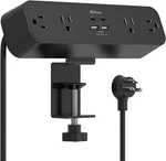 PD30W Desk Clamp Power Strip, Office Accessories, Organizer Black. Fixed Price $51.99.