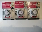 Lot Of 3 Prime TNI24111 24-HOUR Indoor Plug-in Timers New Package. Fixed Price $19.99.