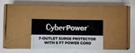 Cyber Power 7-OUTLET Surge Protector With Ft Cord CSB706- New Sealed. Fixed Price $15.00.