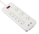 8 Outlet Power Strip Surge Protector With Usb 3FT 15A 125V 900J. Fixed Price $21.59.