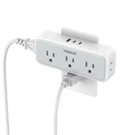 Multi Plug Extender, Wall Charger, Tessan 5 Outlets (2 Usb-c), Gray. Fixed Price $46.21.